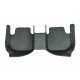 Cheap Black and Green Stitching Luxury Leather Diamond Car Floor Mats