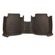 Cheap Black and Orange Stitching Luxury Leather Diamond Car Floor Mats Cheap Black and Orange Stitching Luxury Leather Diamond Car Floor Mats