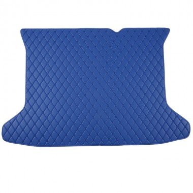 Cheap Blue Luxury Leather Diamond Trunk Base Mats
