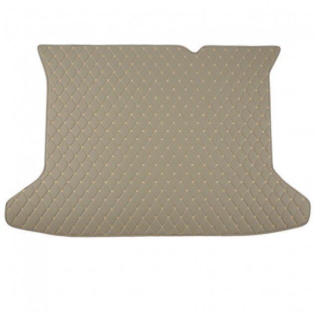 Cheap Grey Luxury Leather Diamond Trunk Base Mats Cheap Grey Luxury Leather Diamond Trunk Base Mats